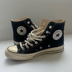 Converse Black High Top Sneakers
